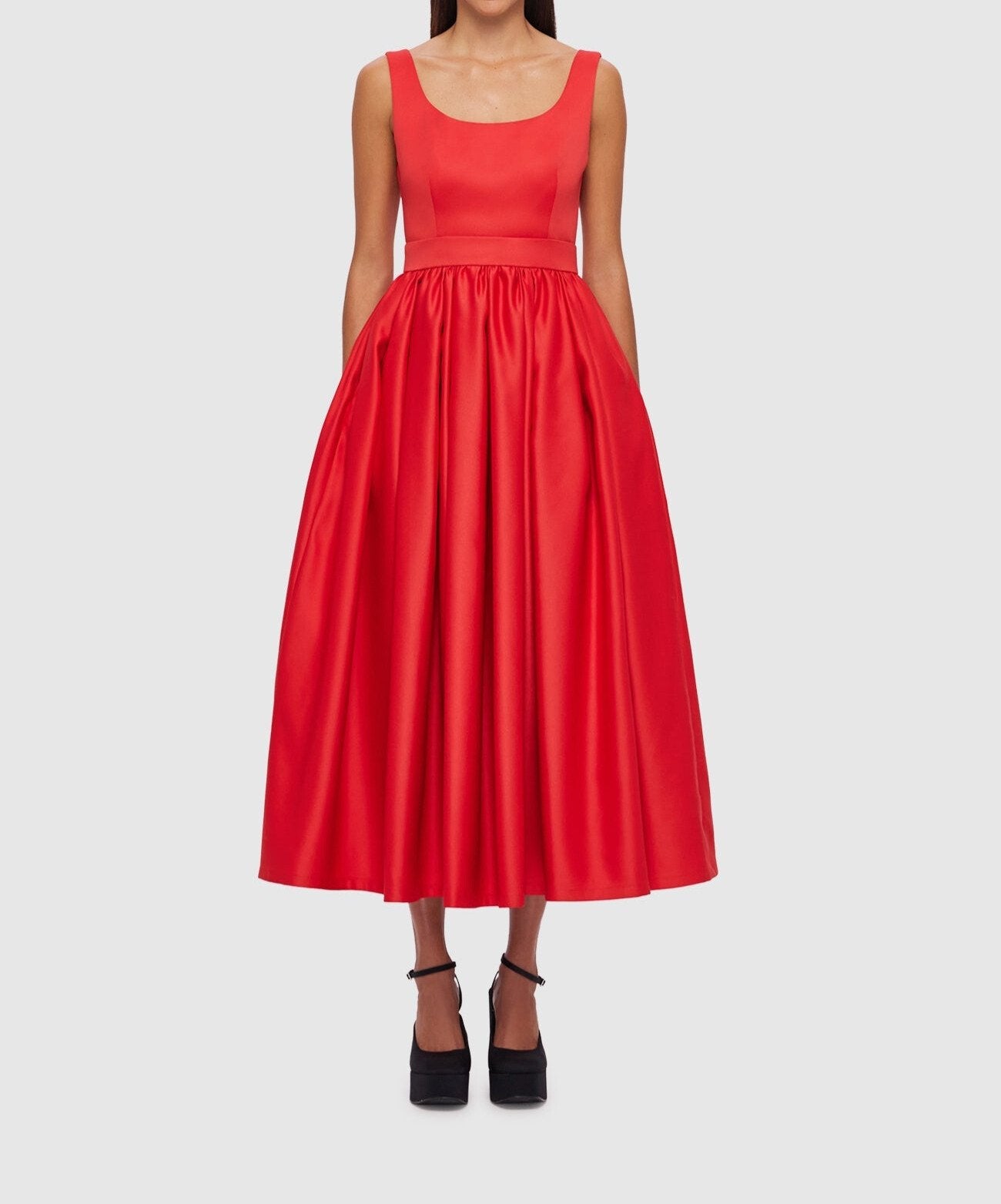 Red Gown Maxi Dress