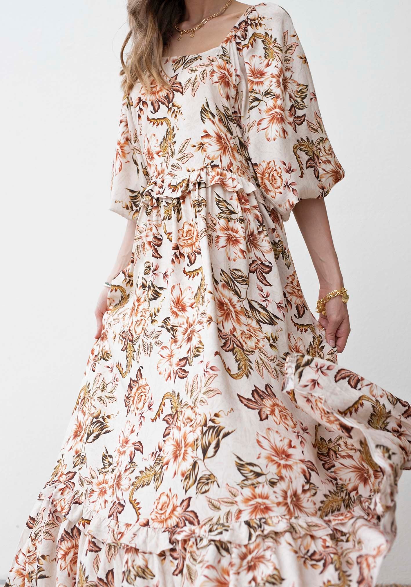 Floral Long Dress