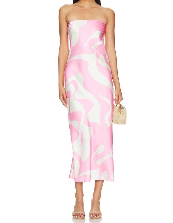 Printed Sheath Maxi Dress