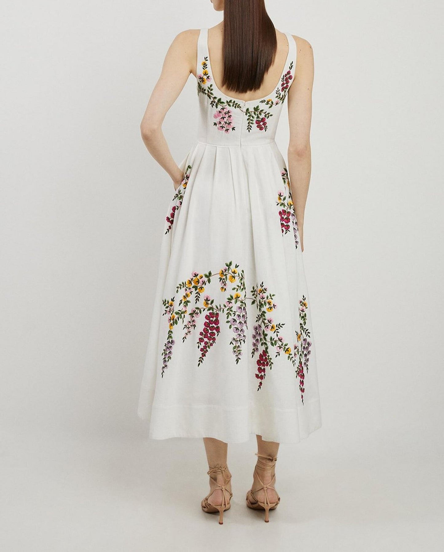 Floral Embroidered Maxi Dress