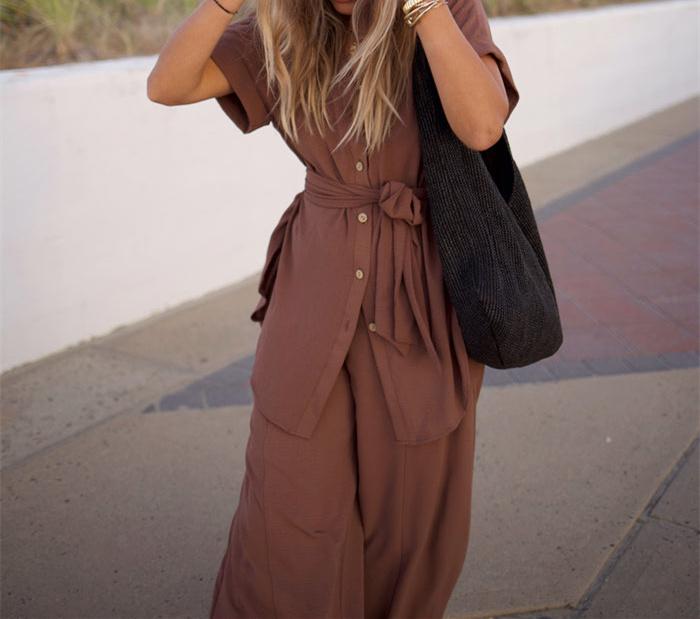 Brown Casual Suit