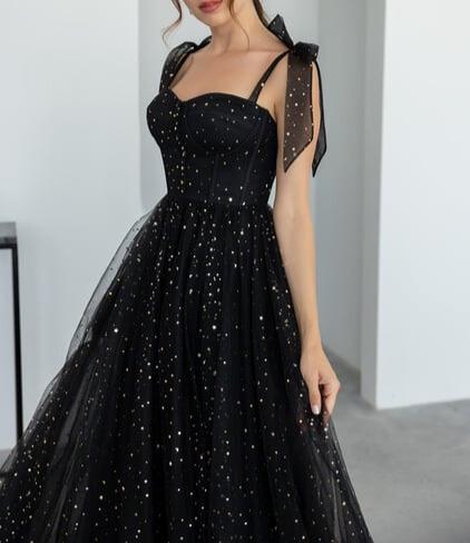 Black gown dress