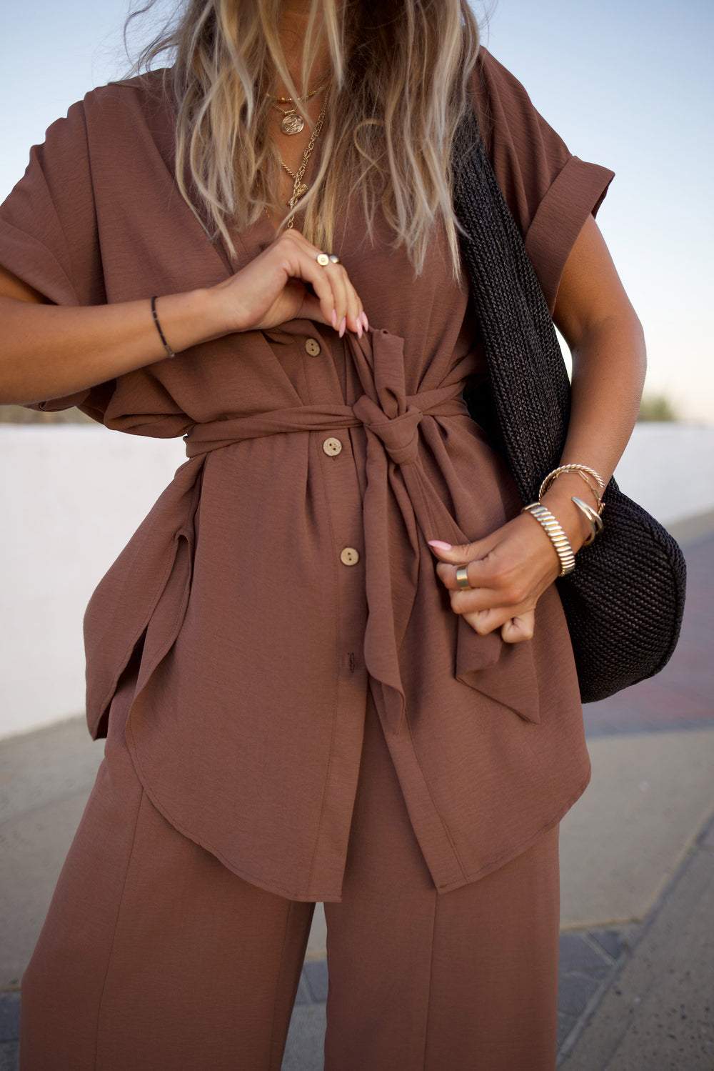 Brown Casual Suit