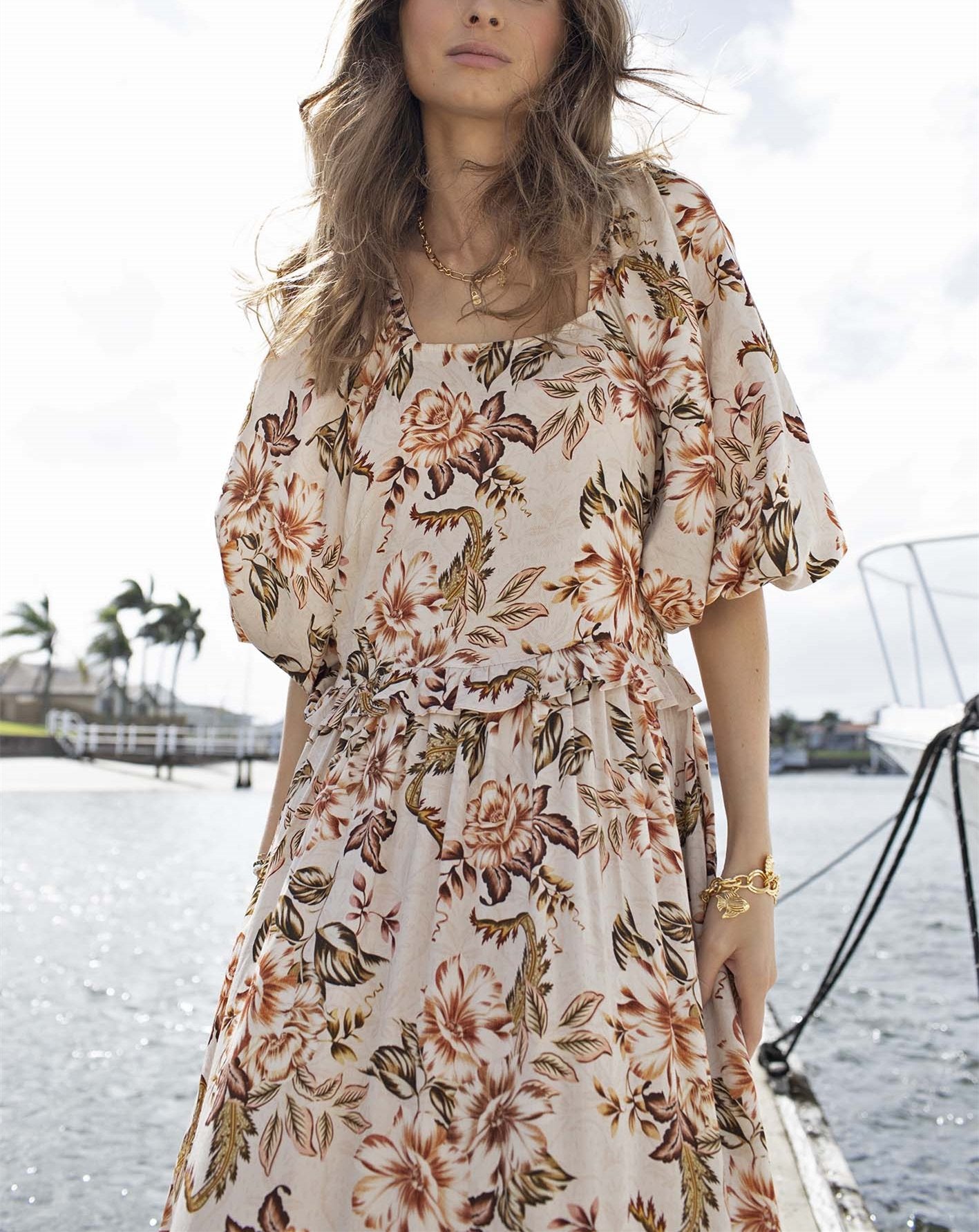 Floral Long Dress