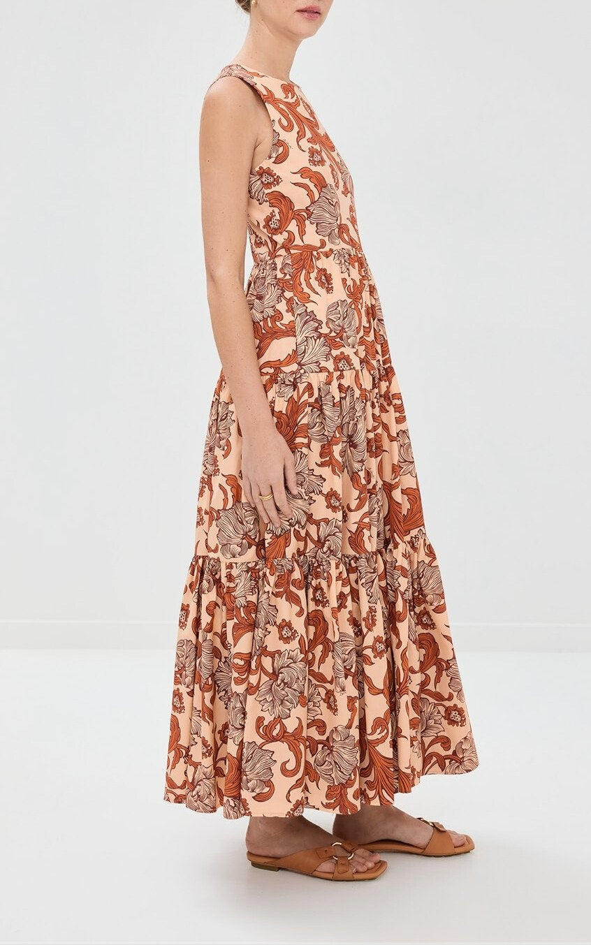 Vacation Printed Maxi Dress