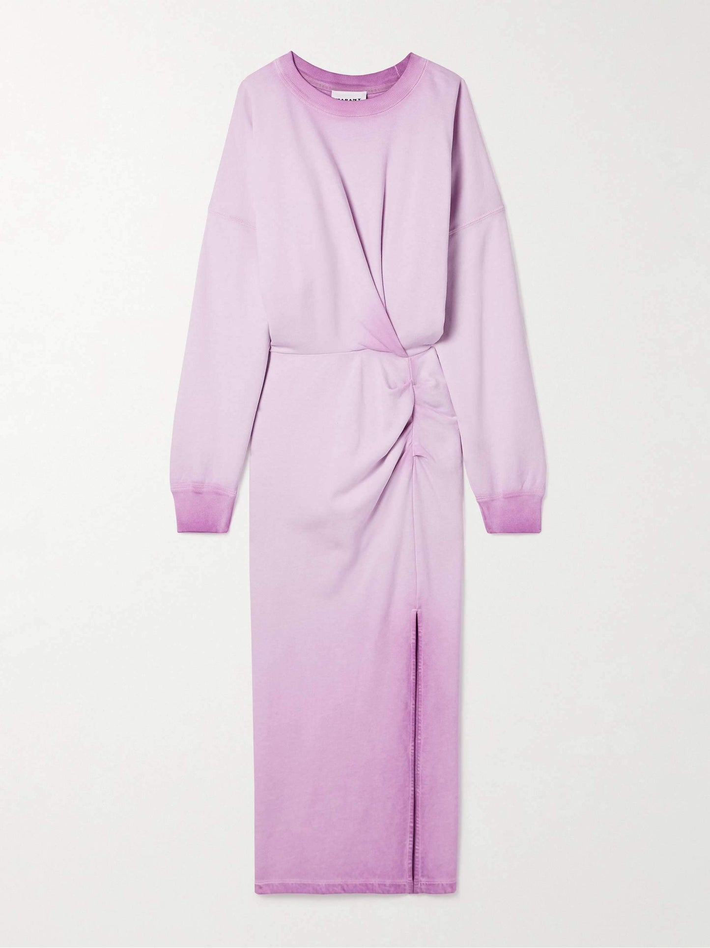 Pink Purple Long Sleeve Fall Dress