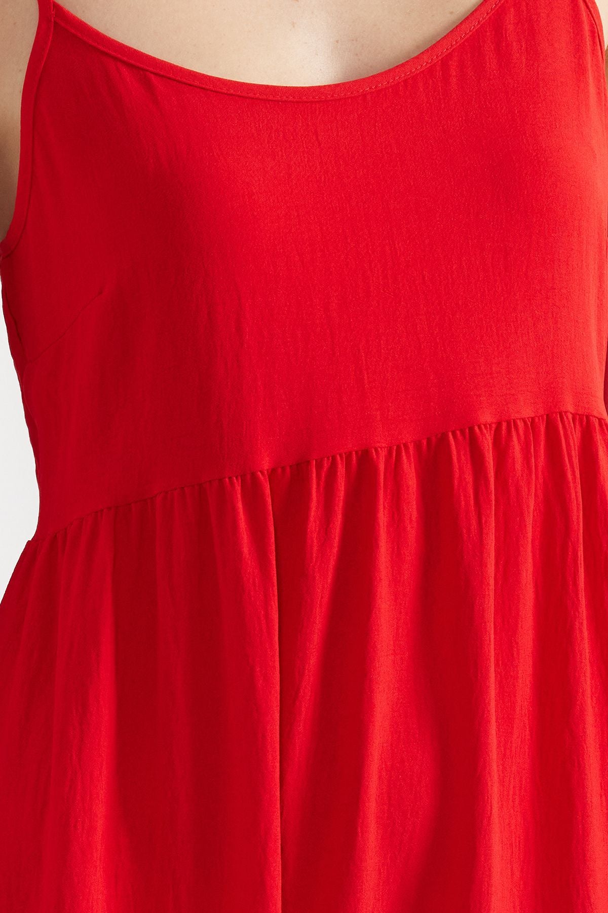 Red Halter Maxi Dress