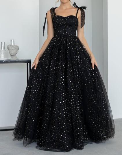 Black gown dress