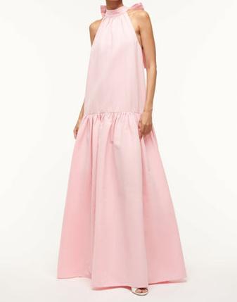 Pink Bow Maxi Dress