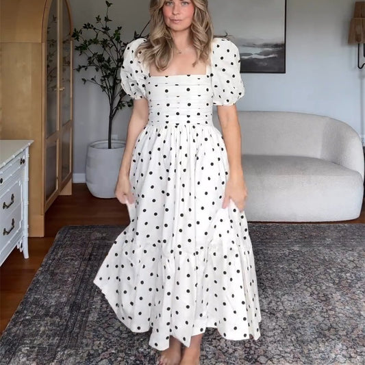 Long Spotted Dress