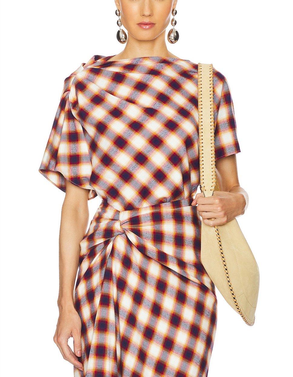 Colorful Plaid Autumn Dress