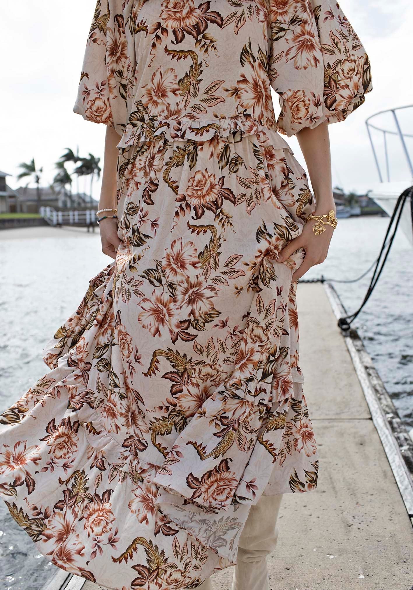 Floral Long Dress