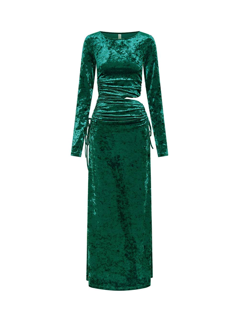 Velvet maxi dress