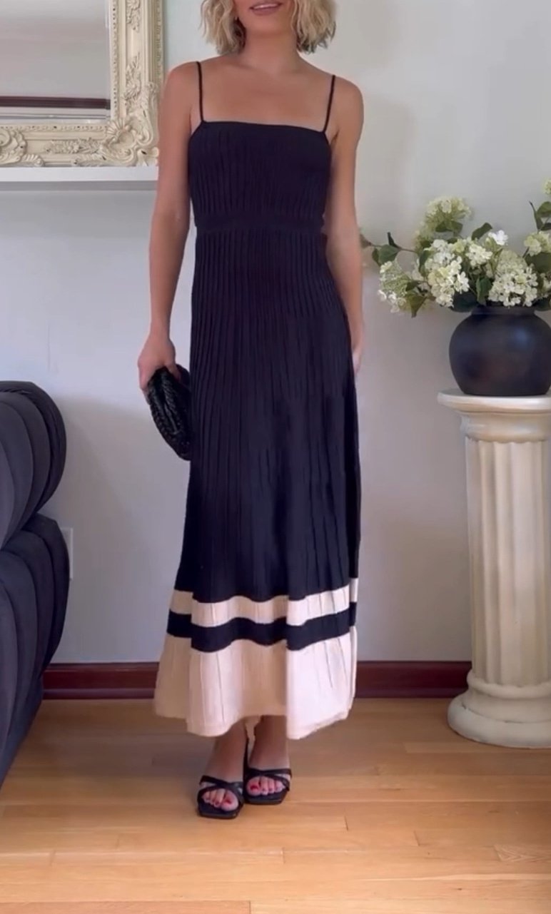 slingback maxi dress