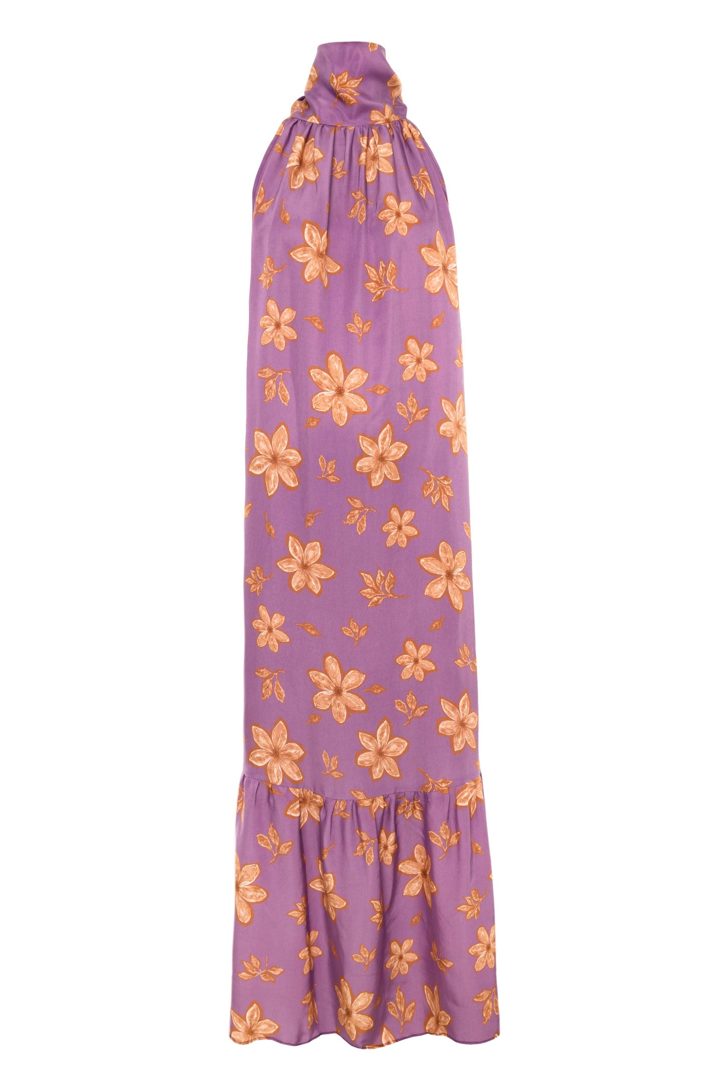 Purple maxi dress