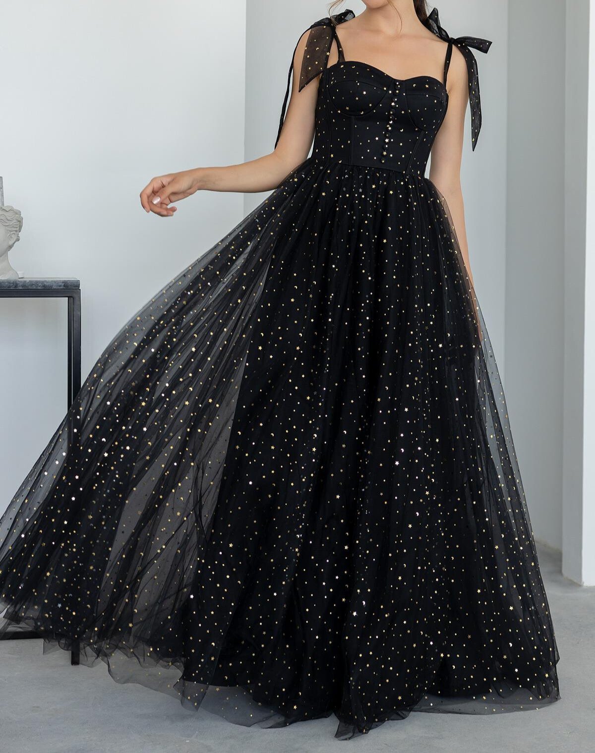 Black gown dress