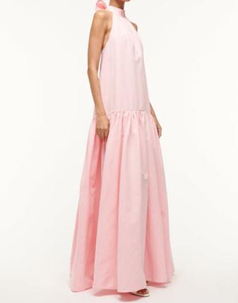 Pink Bow Maxi Dress