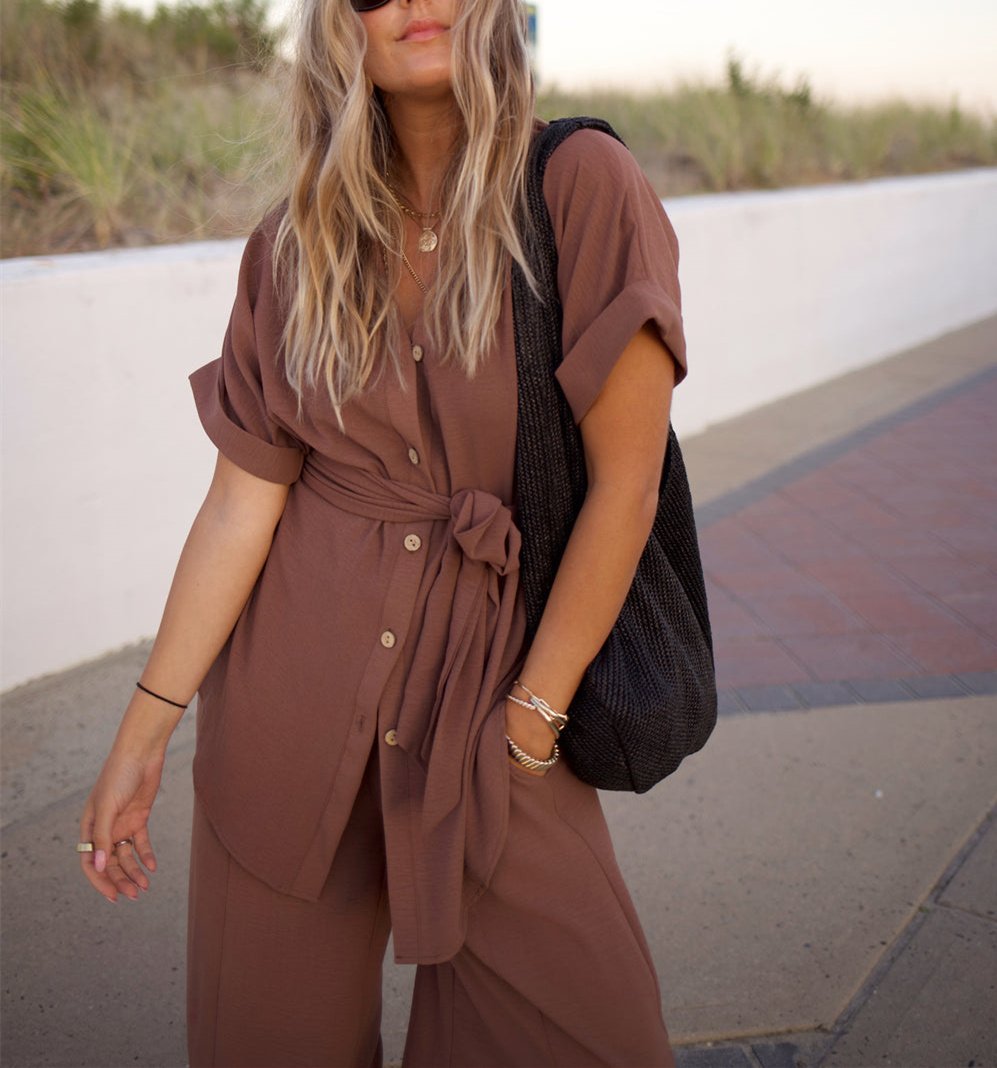 Brown Casual Suit