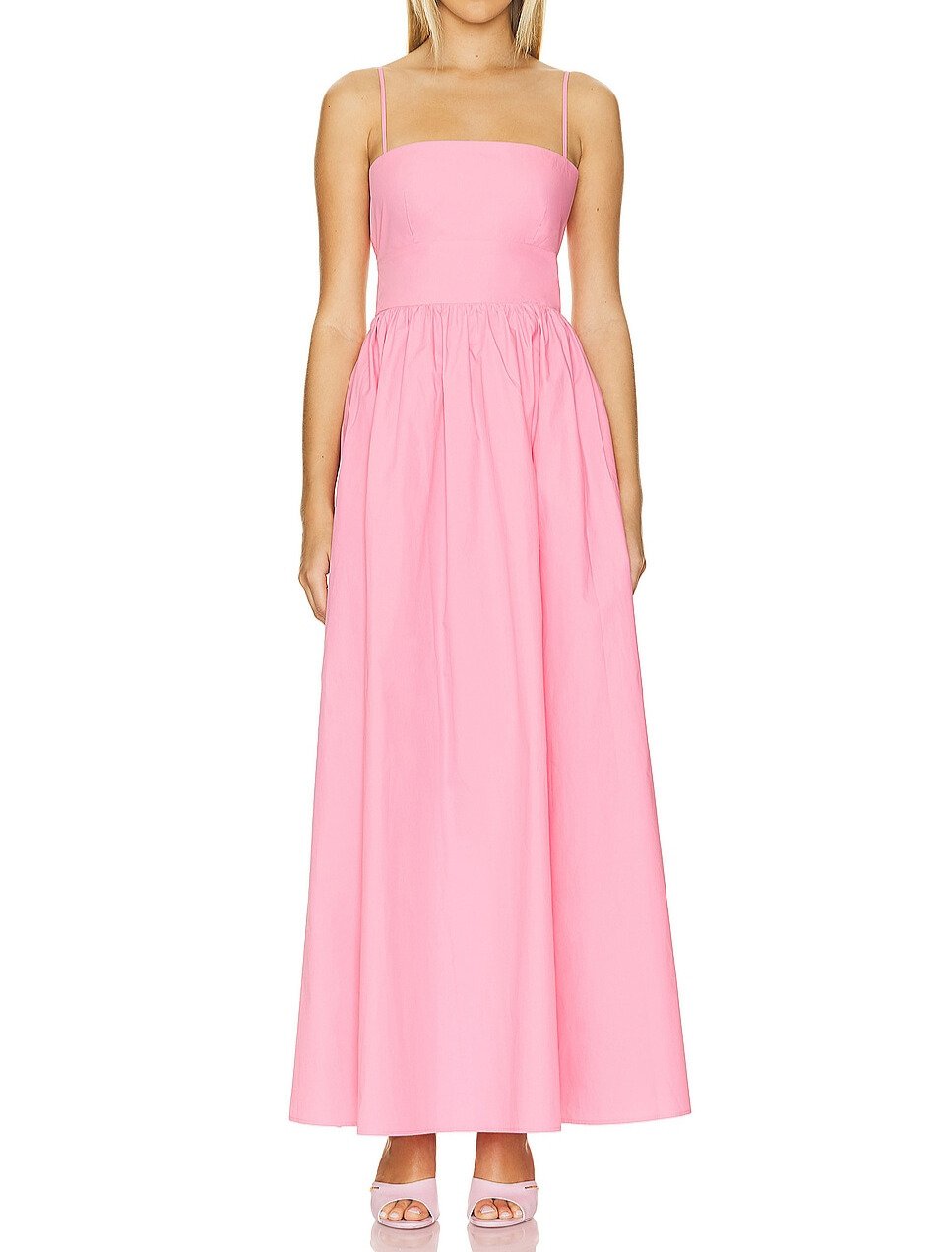 Pink Halter Maxi Dress