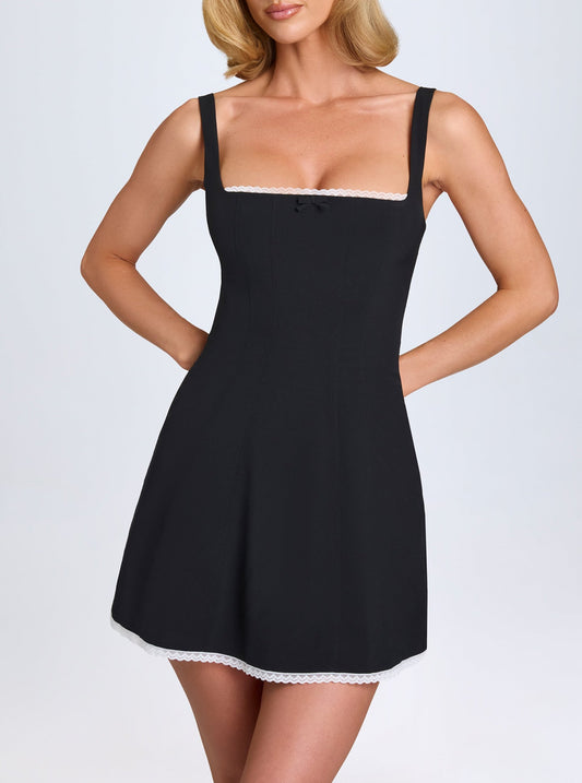 Halter black dress