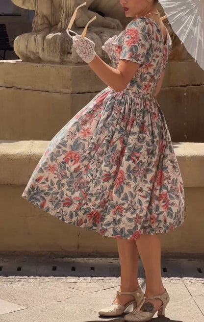 Vintage Flower Dress