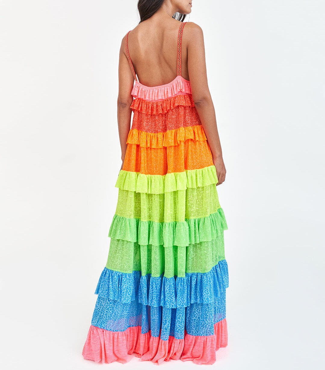 Rainbow maxi dress