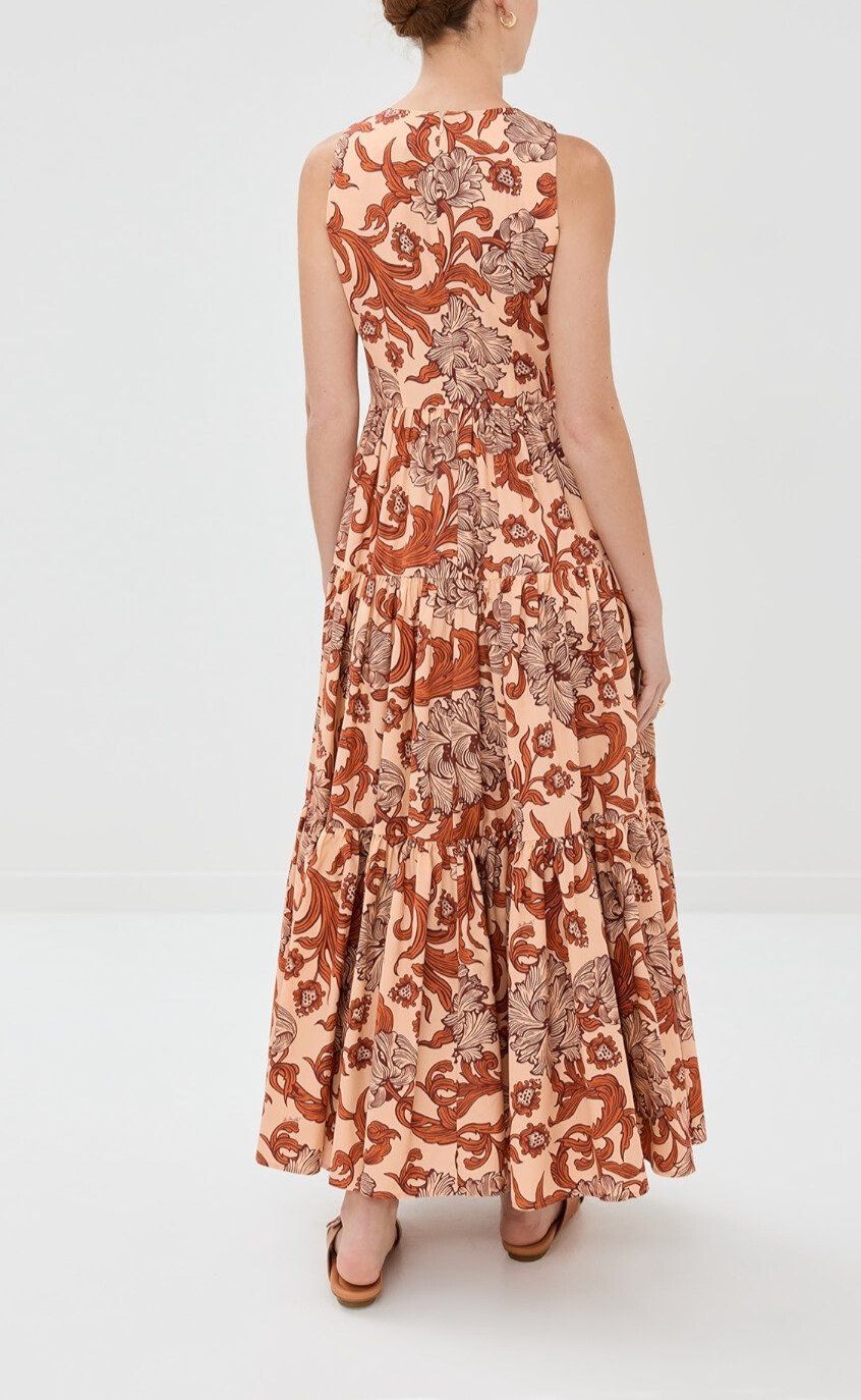 Vacation Printed Maxi Dress