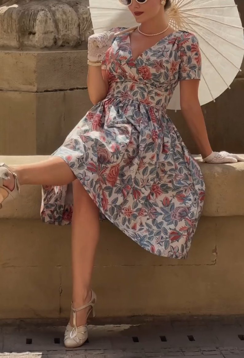 Vintage Flower Dress