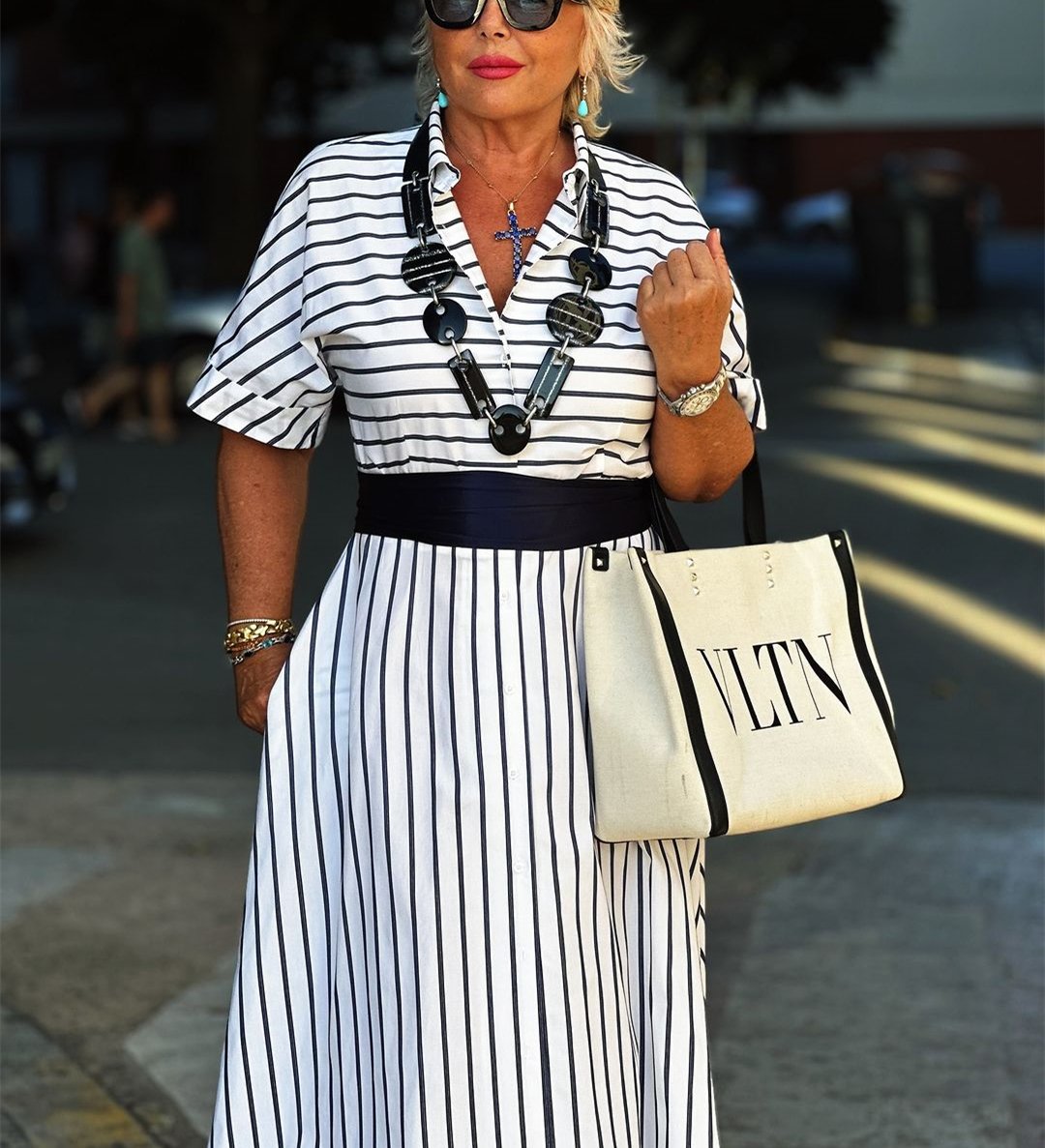 Horizontal Striped Dress