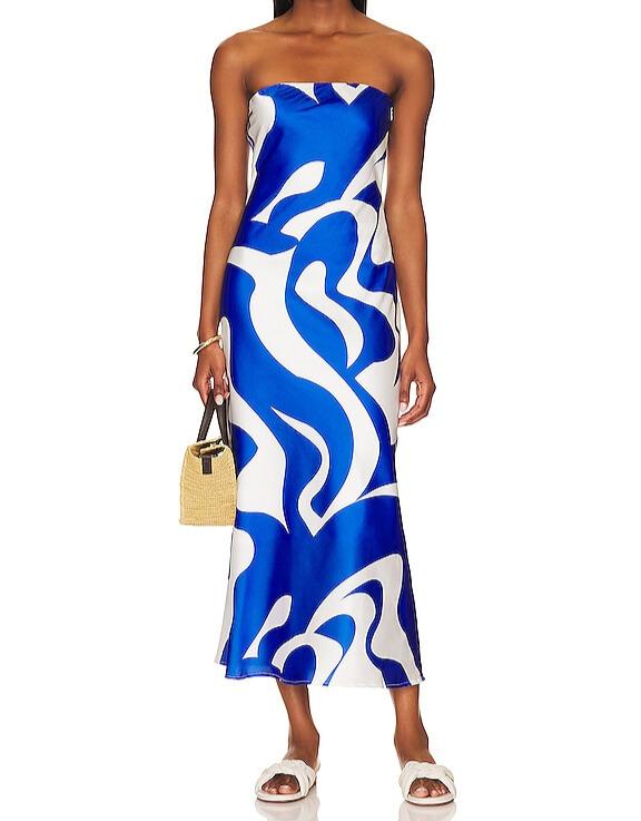 Printed Sheath Maxi Dress