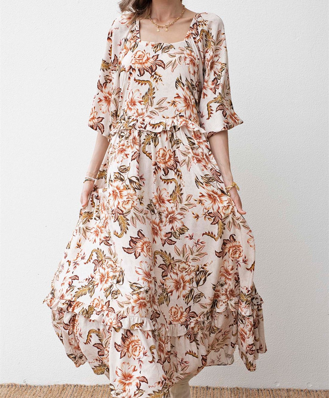 Floral Long Dress