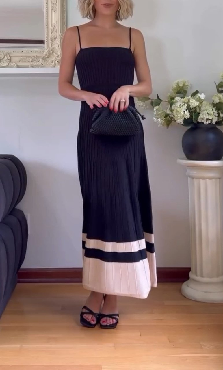 slingback maxi dress