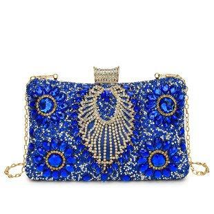 Diamond-Embroidered Beaded Handbags Dinner Bags