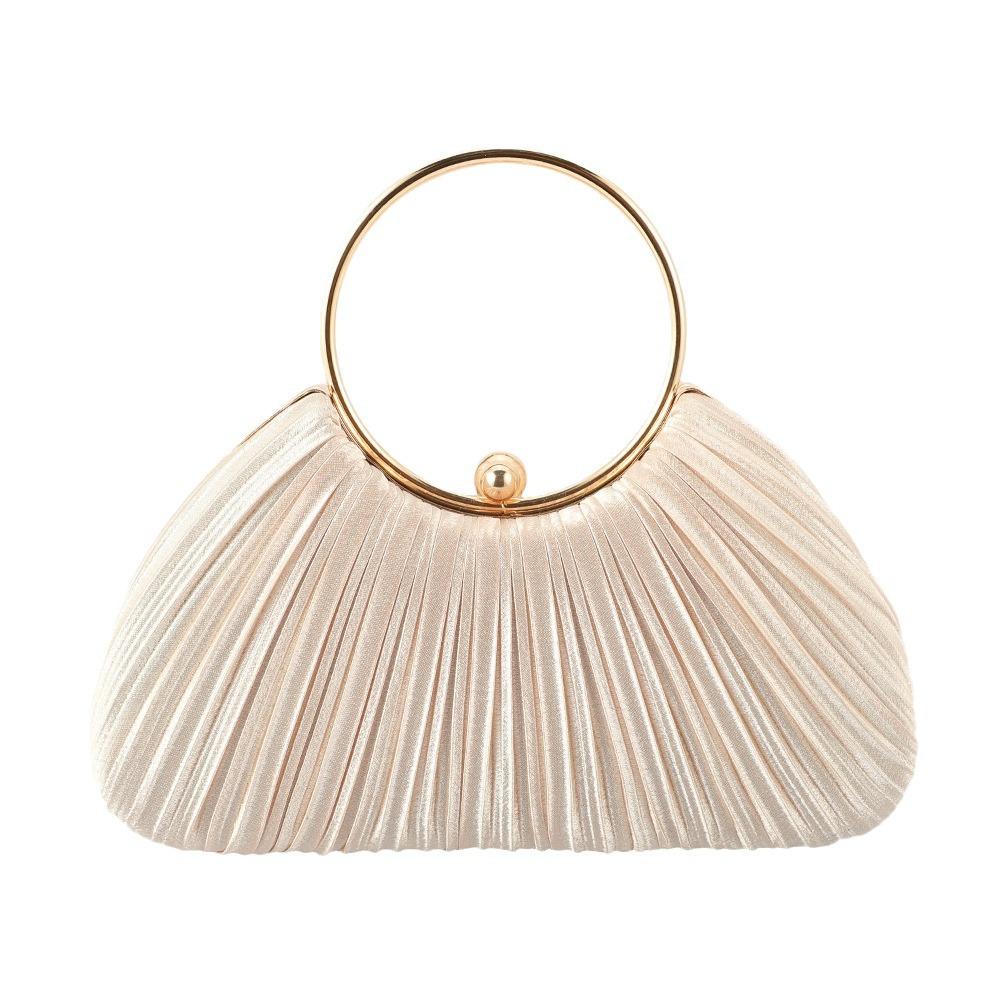 Silk Pleated Handbags Dinner Bags