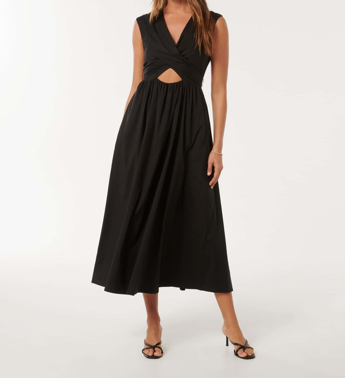 Black Cutout Long Dress