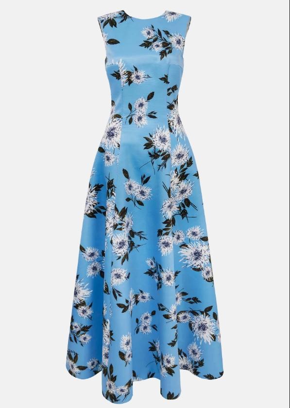 Elegant Printed Midi Dress Better For Events