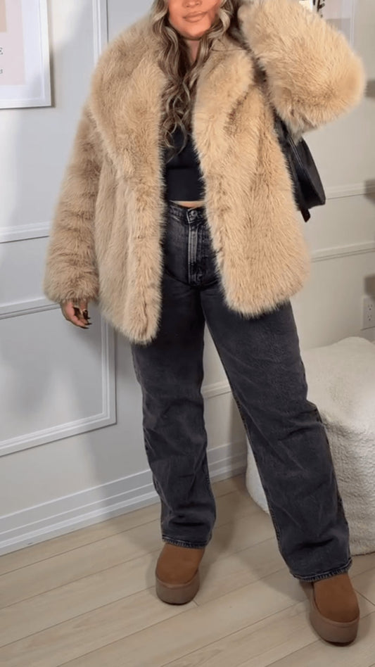 Classic Faux Fur Short Coat