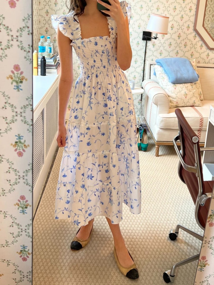 Classic Floral Nap Dress